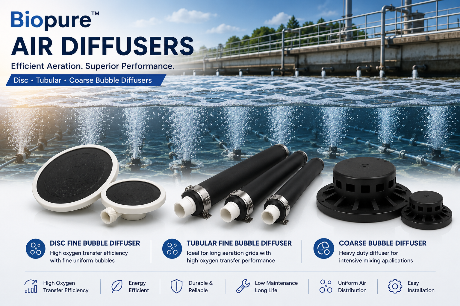 BIOPURE Air Diffuser Configurations